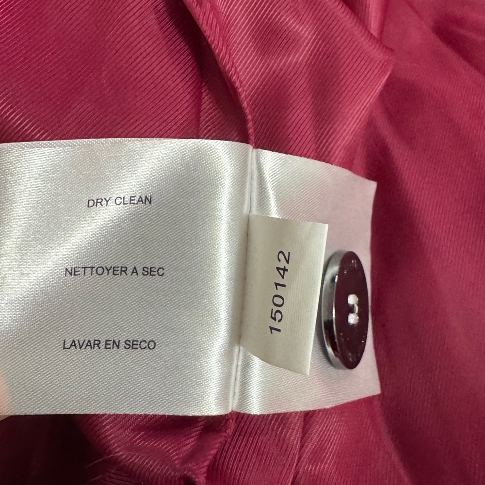 NWT Michael Kors Hot Pink Belted Wool Coat Barbiecore Colorful - Picture 9 of 9
